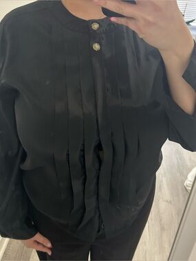 vintage jennifer moore button down blouse